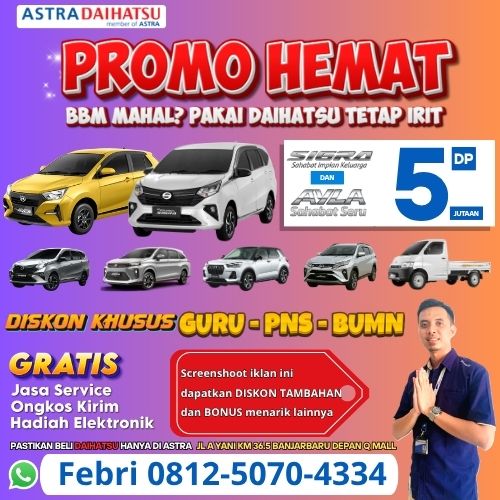 febri promo Astra Daihatsu Banjarbaru Banjarmasin Kalsel